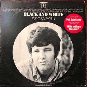 Tony Joe White Black & White Vinyl Lp '69